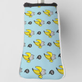 Kat in bananen golfheadcover (Draai 90)