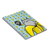Kat in bananen notitieboek (Rechterzijde)
