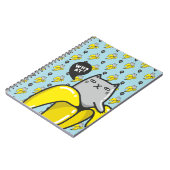 Kat in bananen notitieboek (Linkerzijde)