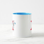 Kat in de hoed Balansact Monogram X Mok (Midden)