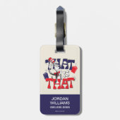 Kat in de hoed | Dat is dat Bagagelabel (Achterkant verticaal)