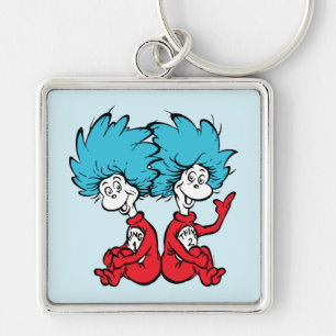 Kat in de hoed Ding Een & Ding Twee Sleutelhanger