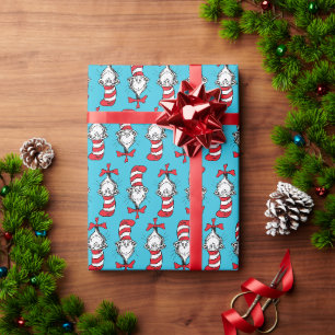 Kat in de Hoed Patroon Cadeaupapier
