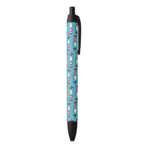 Kat in de hoed Patroon Zwarte Inkt Pen