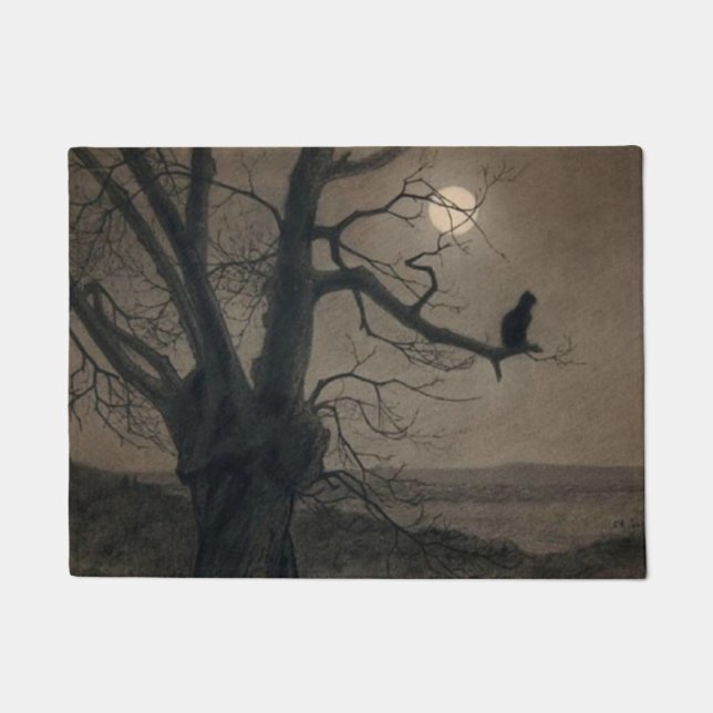 Kat in de Moonlight, Alexandre Steinlen Deurmat (Voorkant)