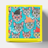 Kat in de pet bedankdoosjes (Bovenkant)