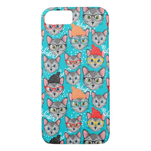 Kat in de pet Case-Mate iPhone case (Achterkant)