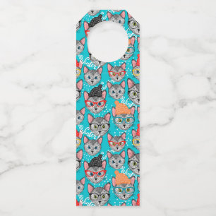 Kat in de pet flessenhanger