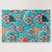 Kat in de pet legpuzzel (Horizontaal)