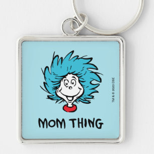 Kat in de Pet   Thing 1 Thing 2 - Mam Ding Sleutelhanger