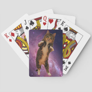 Kat in de ruimte - speelkaarten