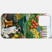 Kat in de tuin / Kattenliefhebbers Case-Mate iPhone Case (Achterkant (horizontaal))