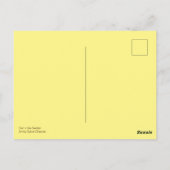 Kat in de tuin van Fantasy Flowers Butterflies Lad Briefkaart (Achterkant)