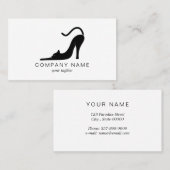 Kat in de vorm van hoge genezingen visitekaartje (Voorkant / Achterkant)