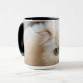 Kat in doos mok (Voorkant links)