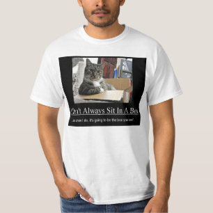 Kat in doos... t-shirt