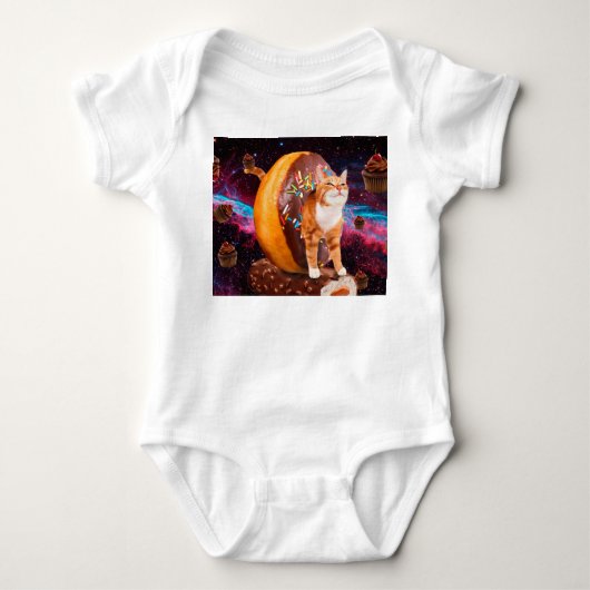 Kat in een donut romper (Voorkant)