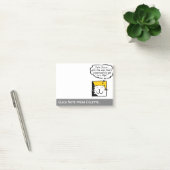 Kat in een Flap Cartoon Kat Lover Post-it® Notes (Kantoor)