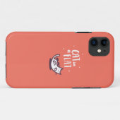 Kat in een flat Case-Mate iPhone case (Achterkant (horizontaal))
