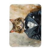 Kat in een pak magneet (Verticaal)