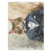 Kat in een pak tafelkleed (Voorkant)