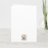 Kat in het dorp bedankkaart (Achterkant)