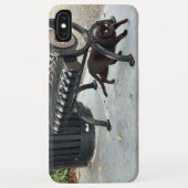 Kat in het park Case-Mate iPhone case (Achterkant)