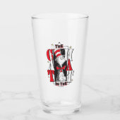 Kat in het Pet | B&W-tekst Glas (Voorkant)