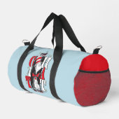 Kat in het Pet | B&W-tekst Plunjezak (Rechterhoek)