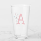 Kat in het Pet Balancing Act Monogram Z Glas (Achterkant)