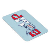 Kat in het Pet | bobbel Magneet (Rechterzijde)