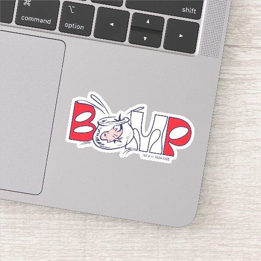 Kat in het Pet | bobbel Sticker (Detail)