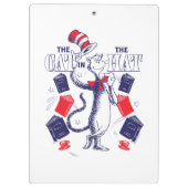 Kat in het Pet | Boeken lezen Klembord (Achterkant)