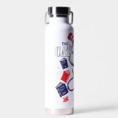 Kat in het Pet | Boeken lezen Waterfles (Voorkant)