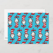 Kat in het Pet Briefkaart (Voorkant / Achterkant)