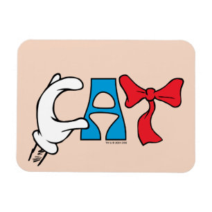 Kat in het Pet CAT-tekst Magneet