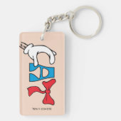 Kat in het Pet | CAT-tekst Sleutelhanger (achterkant)