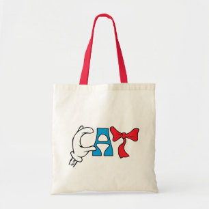 Kat in het Pet CAT-tekst Tote Bag