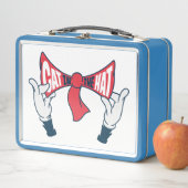 Kat in het Pet | Cat Text Bow-Stropdas (In situ)