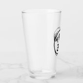 Kat in het Pet |Custom Thing Two Glas (Rechts)