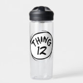 Kat in het Pet |Custom Thing Two Waterfles (Voorkant)