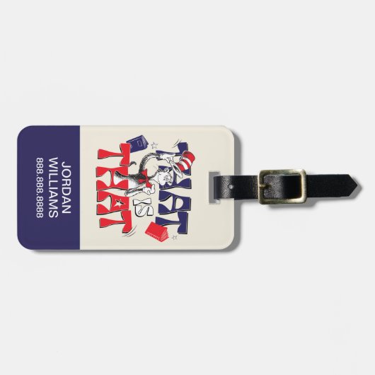 Kat in het Pet | Dat is het Bagagelabel (Voorkant horizontaal)