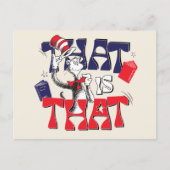 Kat in het Pet | Dat is het Briefkaart (Voorkant)