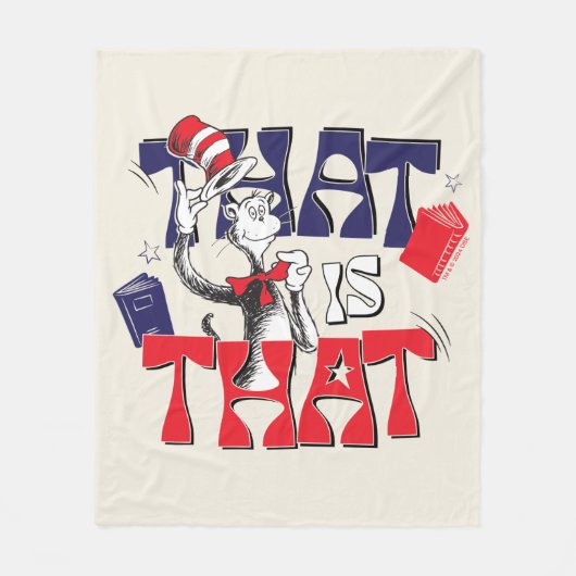 Kat in het Pet | Dat is het Fleece Deken (Voorkant)