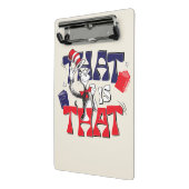 Kat in het Pet | Dat is het Mini Klembord (Angled2)