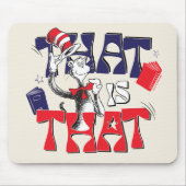 Kat in het Pet | Dat is het Muismat (Voorkant)