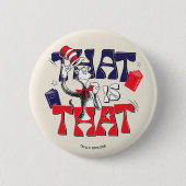 Kat in het Pet | Dat is het Ronde Button 5,7 Cm (Voorkant)