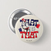 Kat in het Pet | Dat is het Ronde Button 5,7 Cm (Voorkant /achterkant)