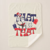 Kat in het Pet | Dat is het Sherpa Deken (Voorkant)