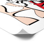 Kat in het Pet | De Gekke kat in het Pet Poster (Hoek)